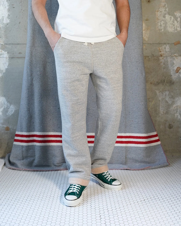 (Sweatpants - Fleeced Fox Fiber - Heather Grey