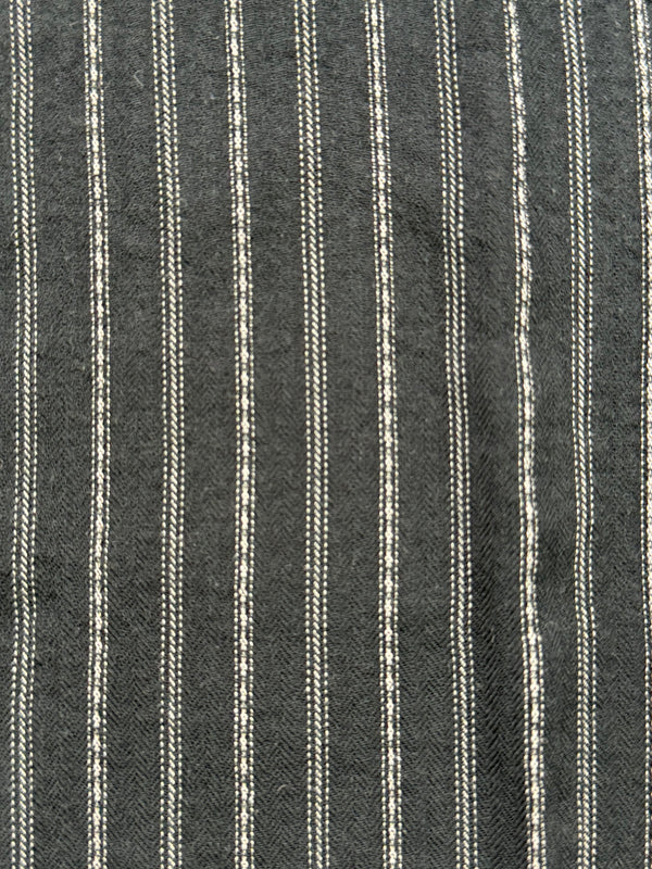 Accord Japanese Organic Cotton Shirt - Black Stripe