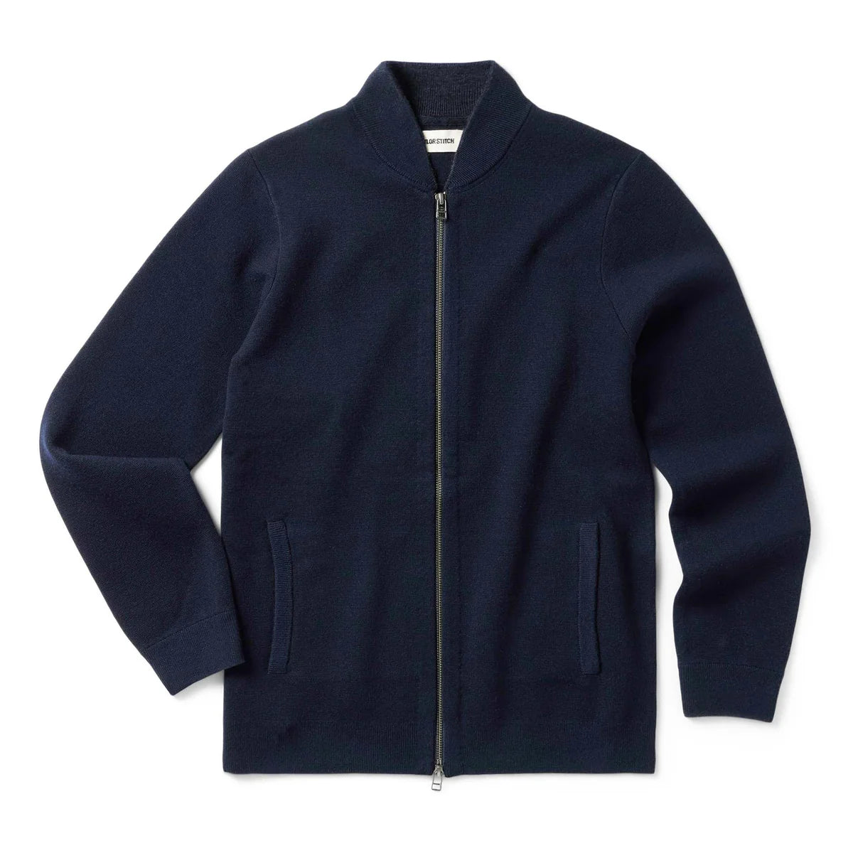 トップス Taylor Stitch The Portola Bomber 40 The Portola Bomber in Midnight Merino – Iron Pyrite Production