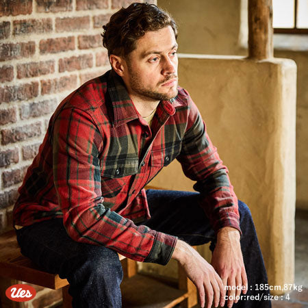 Extra Heavy Flannel - Red (502552)