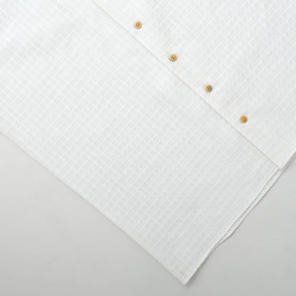 White Jacquard S/S Havana Shirt