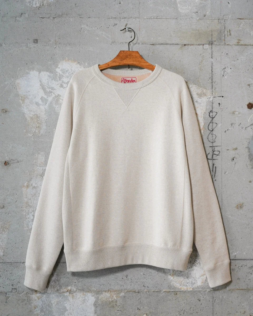 Pullover Crewneck - Fleeced Foxfibre® - Oatmeal – Iron