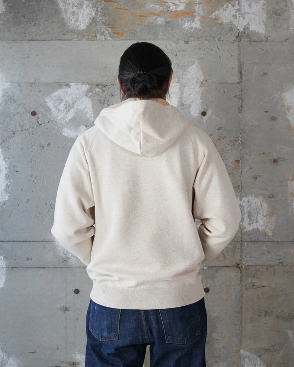 Zip Hoodie - Fleeced Fox Fiber - Oatmeal