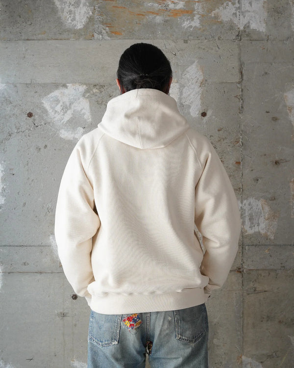Pullover Hoodie - 701gsm Double Heavyweight French Terry - Ecru