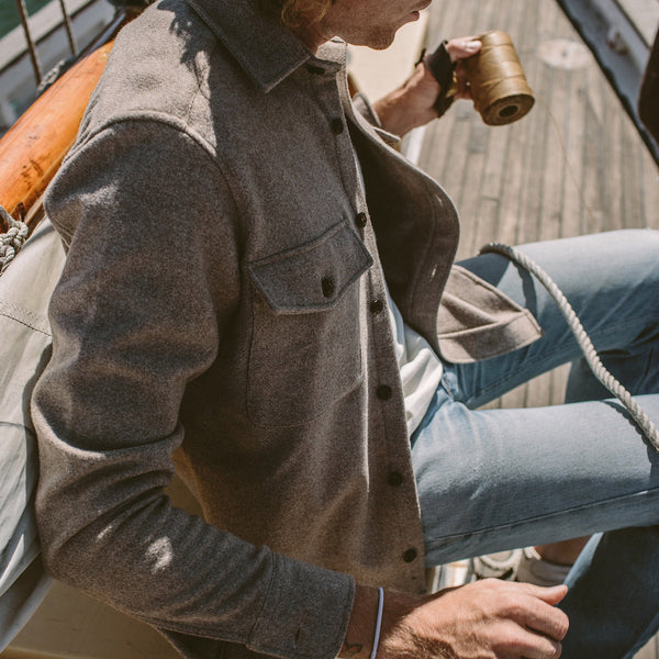 The Maritime Shirt Jacket in Natural
