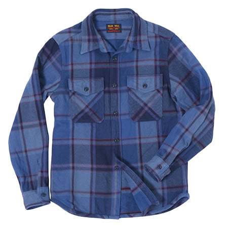 Extra Heavy Flannel - Blue