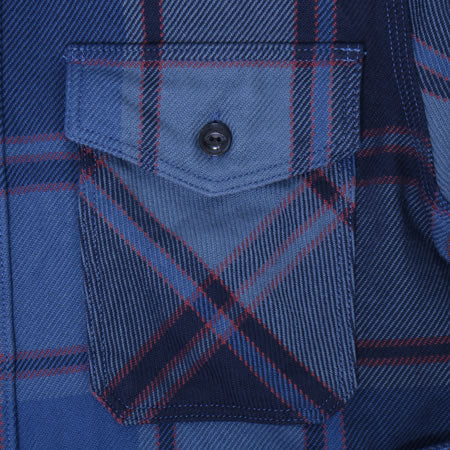 Extra Heavy Flannel - Blue