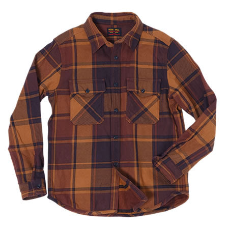 Extra Heavy Flannel - Orange