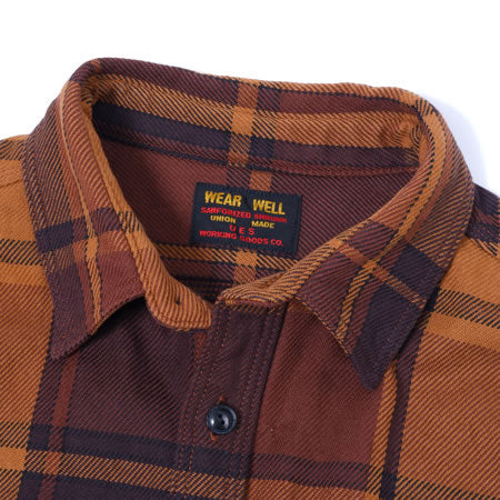 Extra Heavy Flannel - Orange