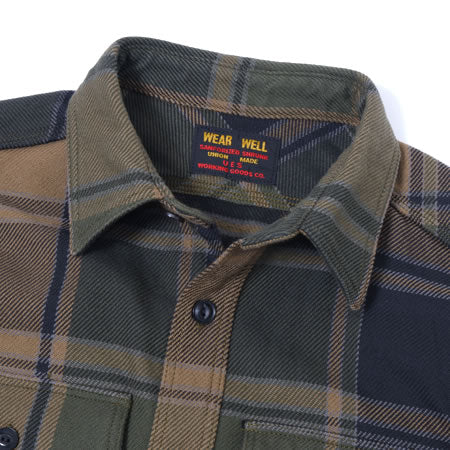 Extra Heavy Flannel - Olive