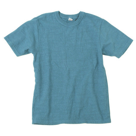 No. 8 Slub Nep Short Sleeve T-Shirt - Blue