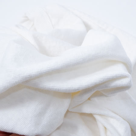 No. 8 Slub Nep Short Sleeve T-Shirt - White