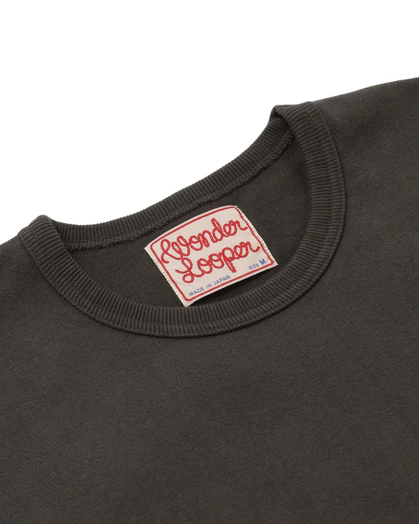 Crewneck T-shirt - Double Heavyweight - Sumi Black