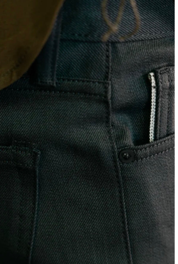 THE HAMMER STRAIGHT - GRAY BLACK RAW 10.5OZ SELVEDGE Denim Jeans