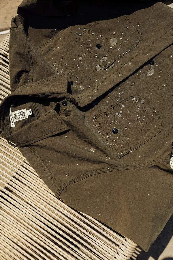 THE BRACE WATER REPEL MILITARY GREEN SHIRT
