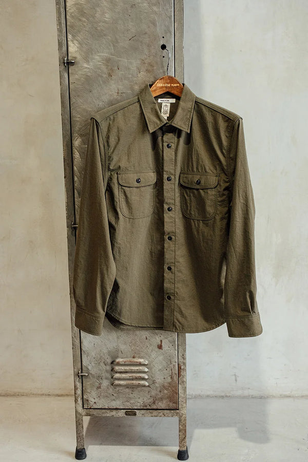 THE BRACE WATER REPEL MILITARY GREEN SHIRT