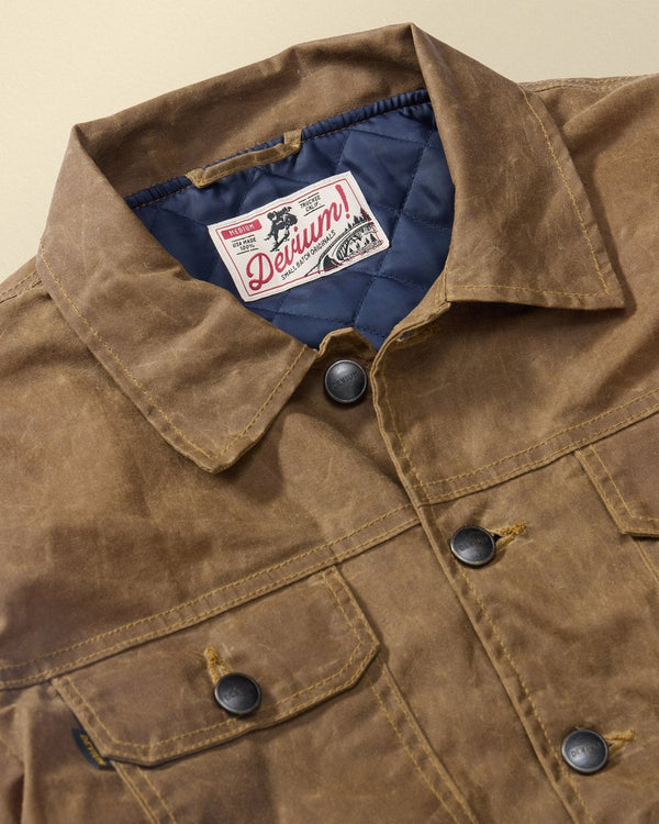 Deadeye Waxed Canvas Trucker Jacket