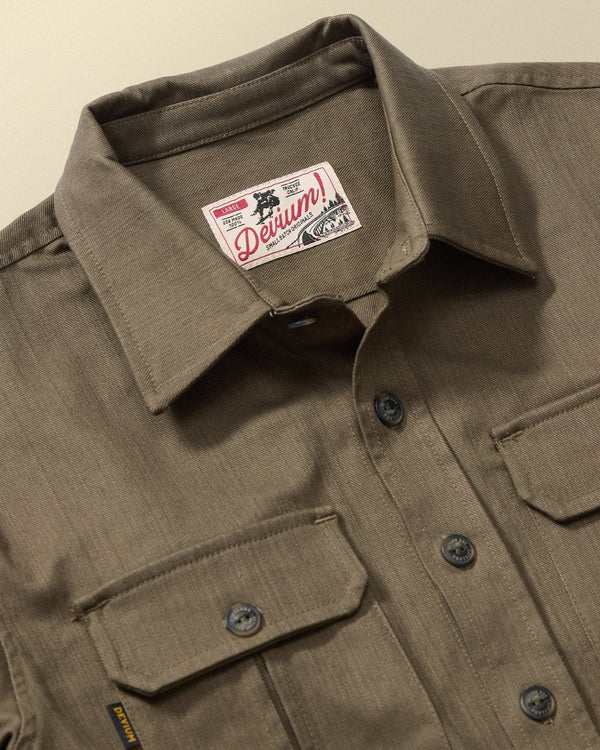 Draftsman Twill Slub Overshirt