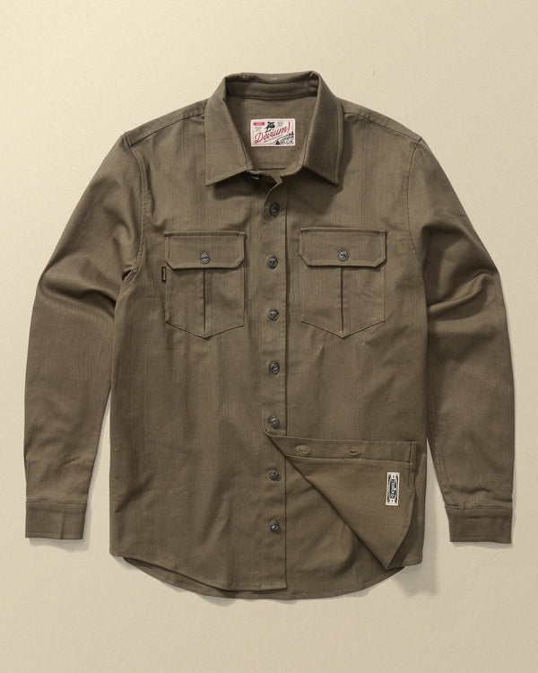 Draftsman Twill Slub Overshirt