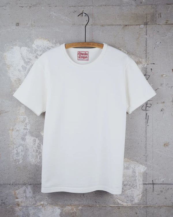 Crewneck T-shirt - Double Heavyweight White
