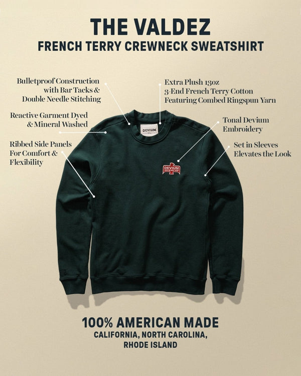 Valdez French Terry Crewneck
