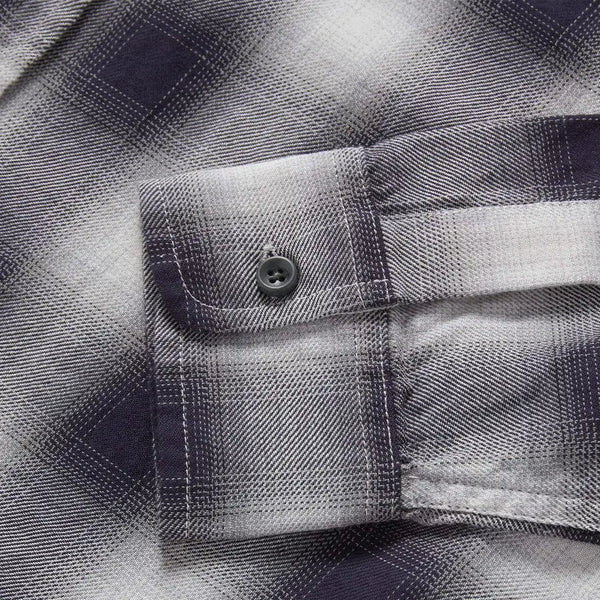 The California in Storm Plaid Ombre Twill