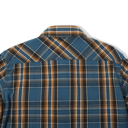 Heavy Flannel Shirt - Blue