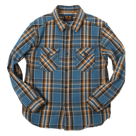 Heavy Flannel Shirt - Blue