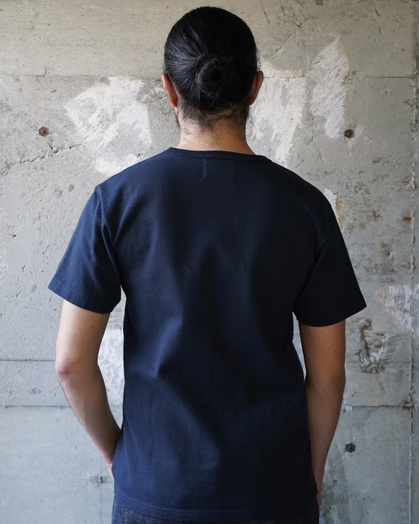 Crewneck T-shirt - Double Heavyweight Navy