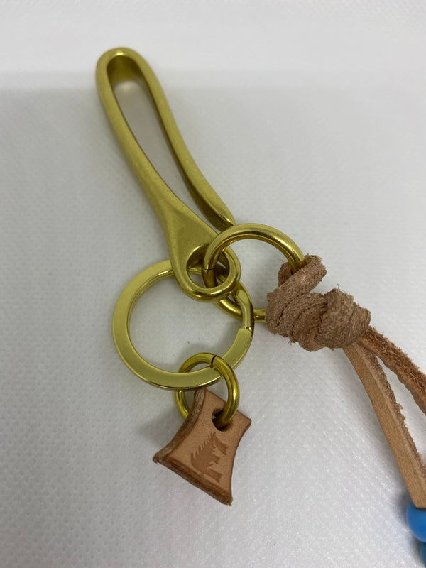 Japanese Brass Fishhook Laced Key Clip