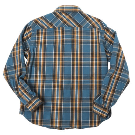 Heavy Flannel Shirt - Blue