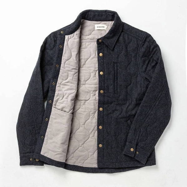 The Wilton Jacket in Navy Birdseye Wool