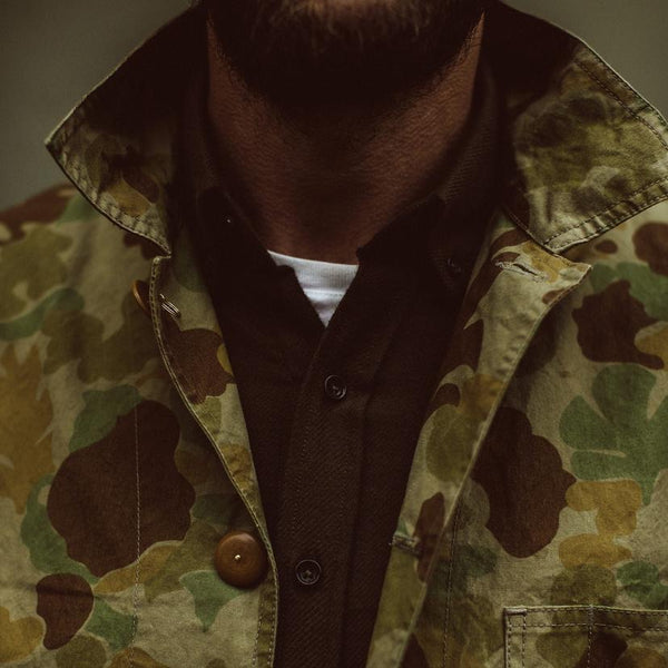 The Ojai Jacket in Arid Camo Dry Wax