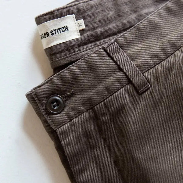 The Democratic Foundation Pant in Organic Espresso