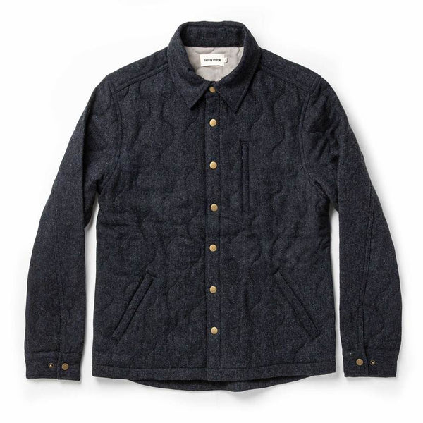 The Wilton Jacket in Navy Birdseye Wool