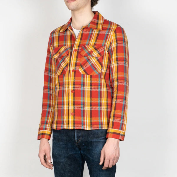 Work Shirt - Loose Weave Vintage Flannel - Red