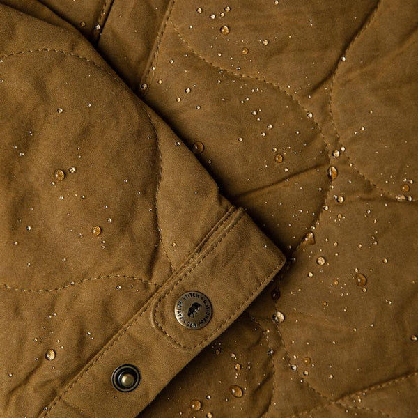 The Vertical Jacket in British Khaki Dry Wax