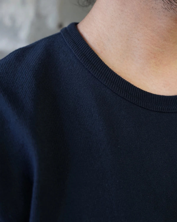 Crewneck T-shirt - Double Heavyweight Navy