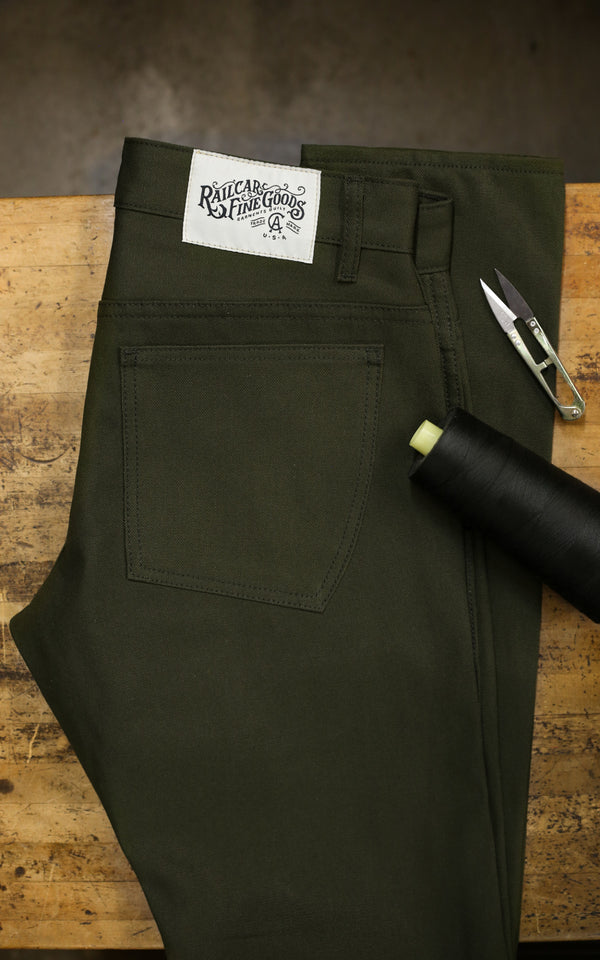 Flight Trousers - Seaweed Green