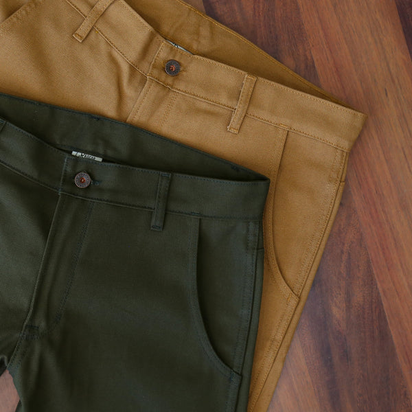 Flight Trousers - Seaweed Green