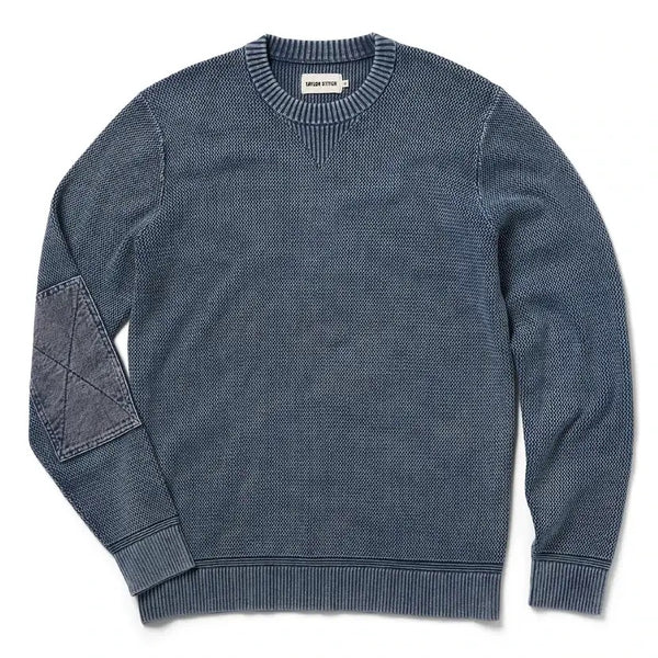 The Moor Sweater in Washed Indigo