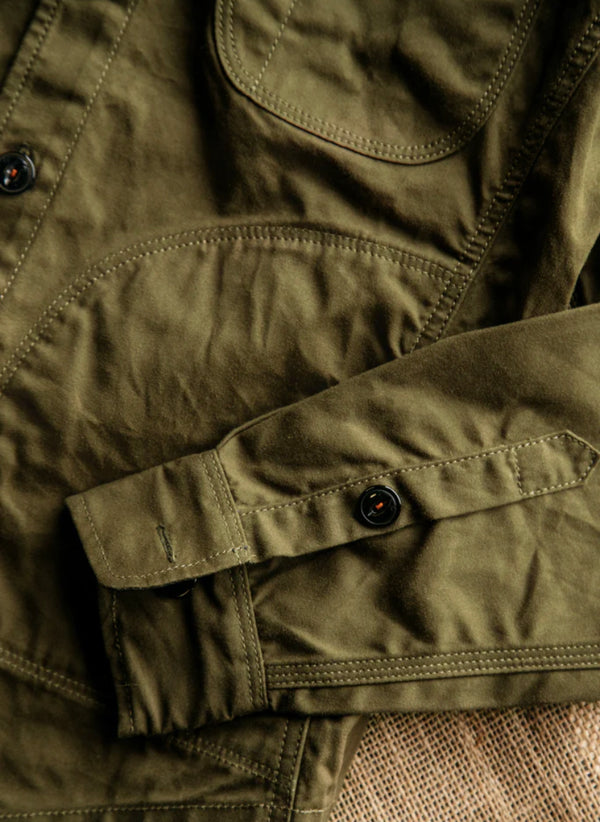 The Anvil Oxford Paraffin Wax Jacket - Military Green