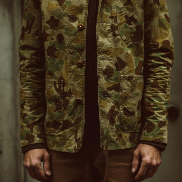 The Ojai Jacket in Arid Camo Dry Wax