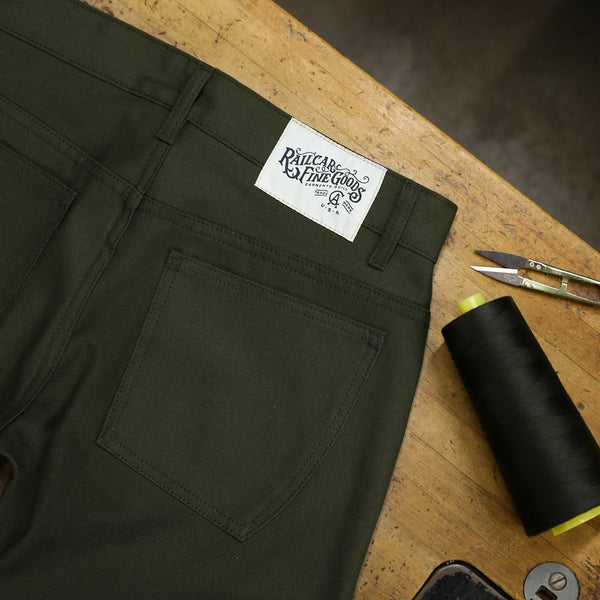 Flight Trousers - Seaweed Green