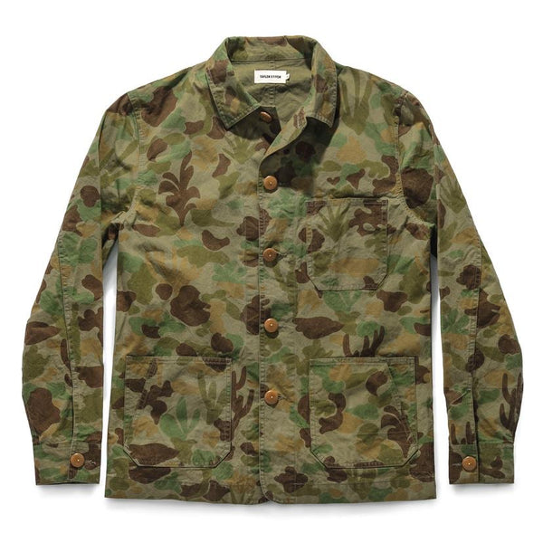 The Ojai Jacket in Arid Camo Dry Wax