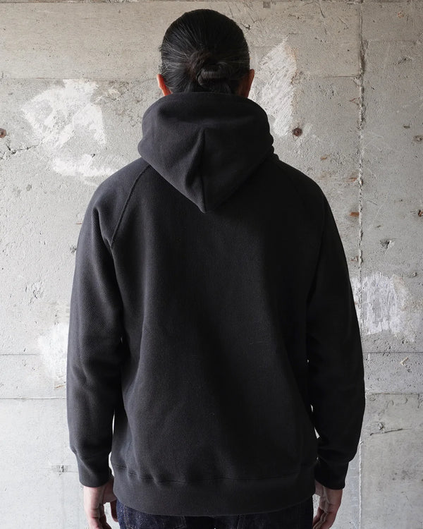Pullover Hoodie - 701gsm Double Heavyweight French Terry - Sumi Black