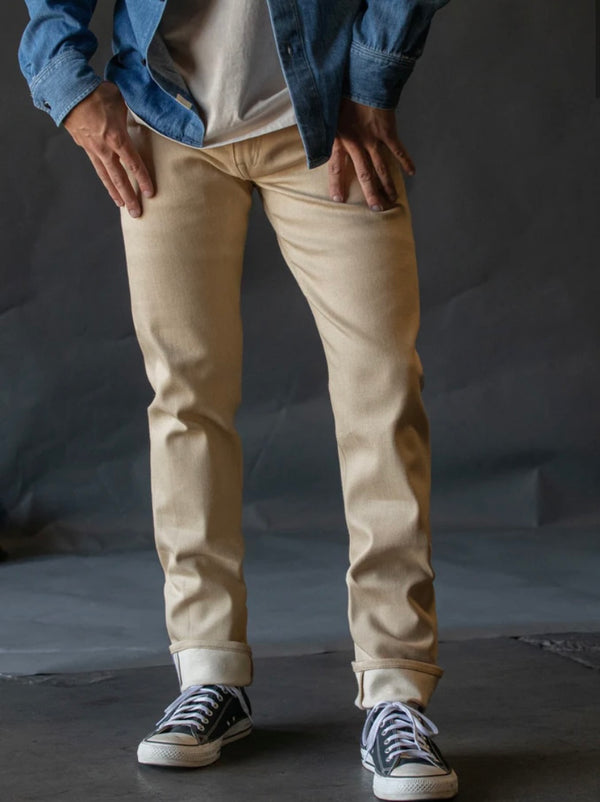 Selvedge Stretch Slim-Fit Jeans