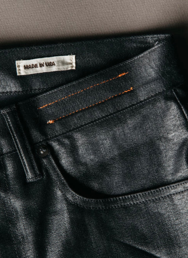 The Pen Slim - Coated Black Raw 10.5oz