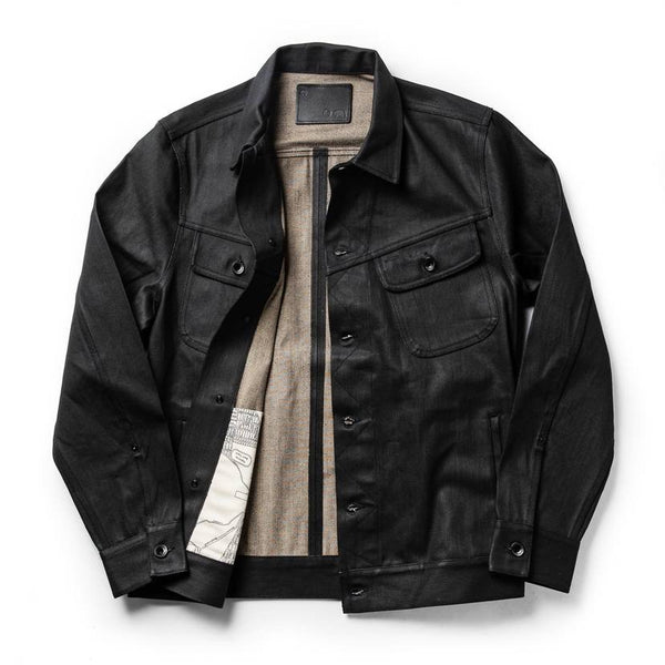 The Long Haul Jacket in Black Over-dye Selvage