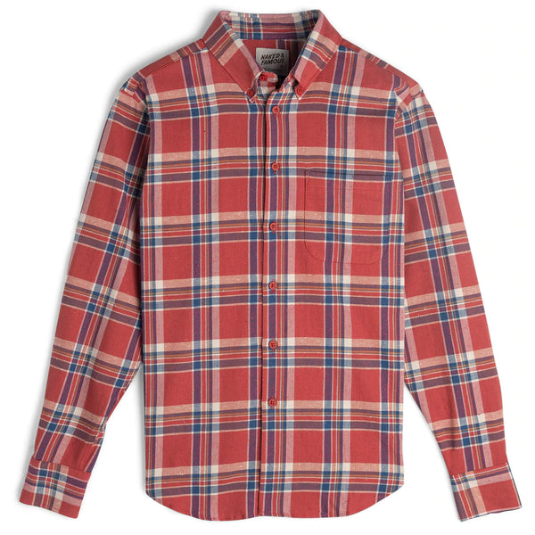 Easy Shirt - Soft Nep Plaid - Red